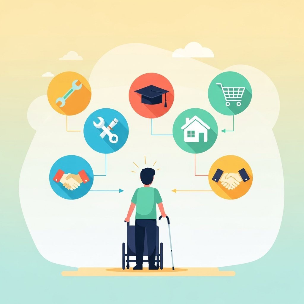 Read more about the article 2026년 장애인 개인예산제 시범사업 33개 지역 확대 – 월 42만원 자유롭게 사용