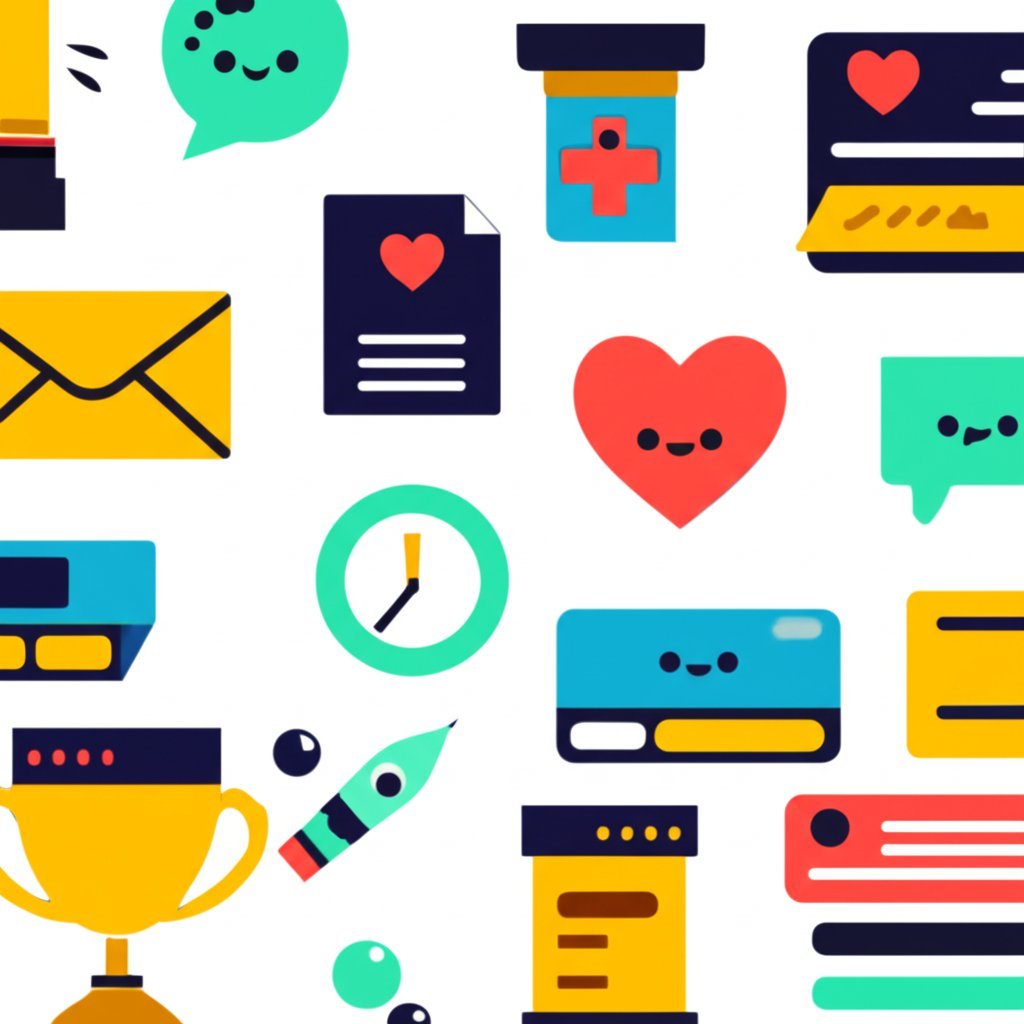 블로그 포스트 관련 일러스트레이션