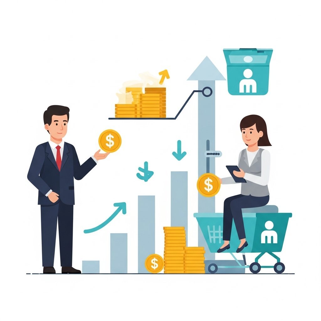 저축금이 쌓여가는 모습을 표현한 인포그래픽, 본인저축과 정부지원금이 함께 적립되는 과정