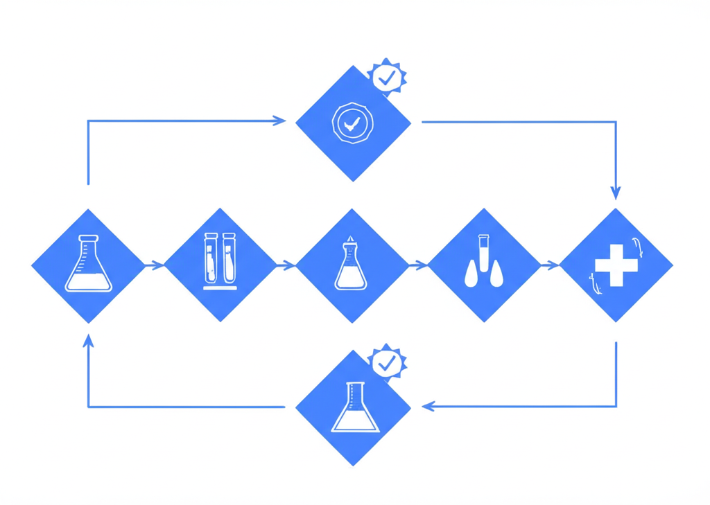 담배 유해성분 검사 및 공개 프로세스 다이어그램