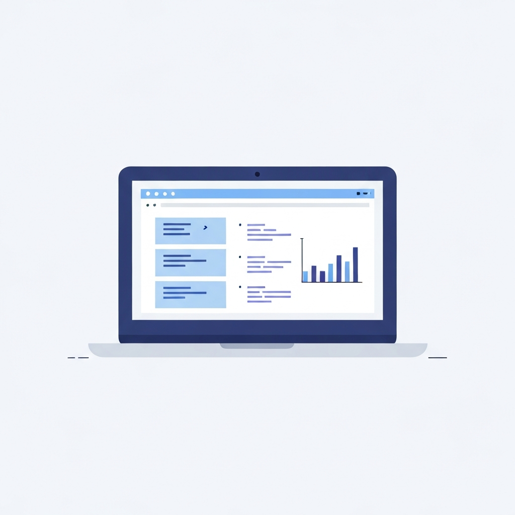 코딩 및 개발 작업 일러스트