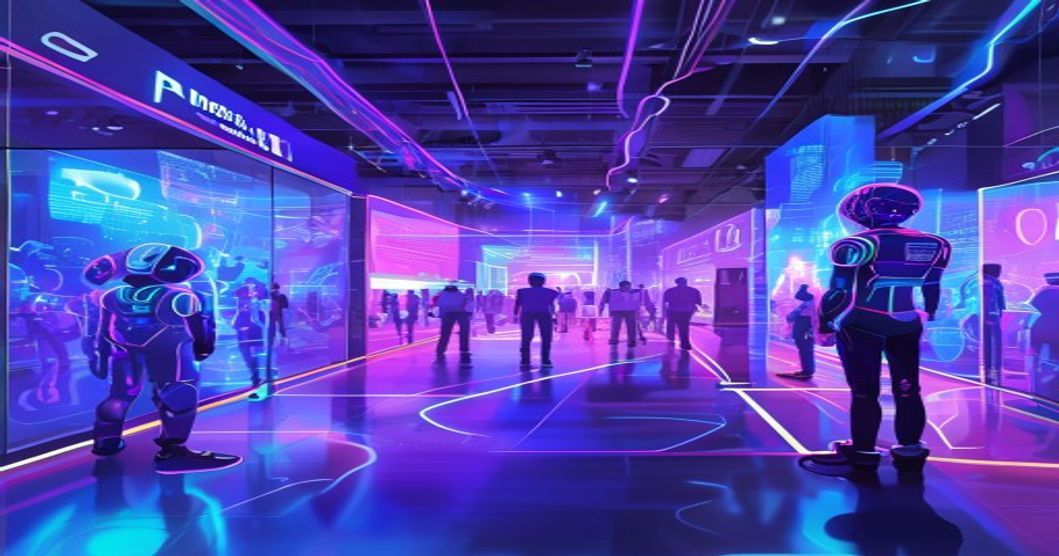 AI EXPO KOREA 2026 썸네일 - 미래형 AI 에이전트, 홀로그래픽 디스플레이, 기술 전시회