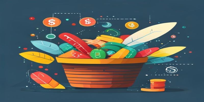 ETF 분산 투자 개념도